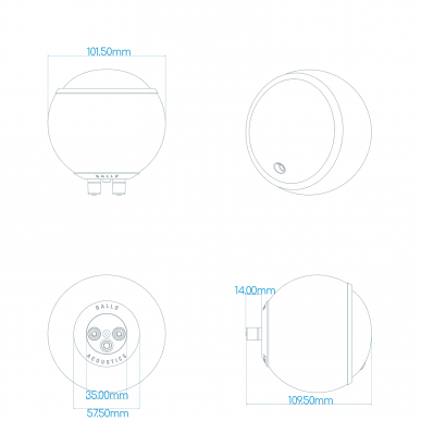 Полочная акустика Gallo Acoustics Micro Single (Bronze) GM1BR